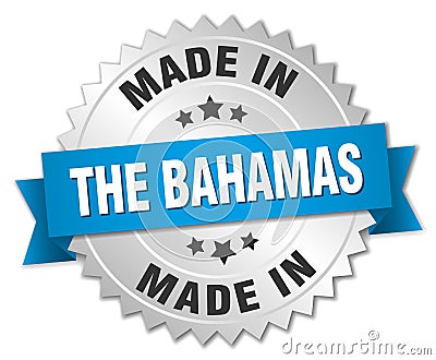 made in The Bahamas badge Vector Illustration