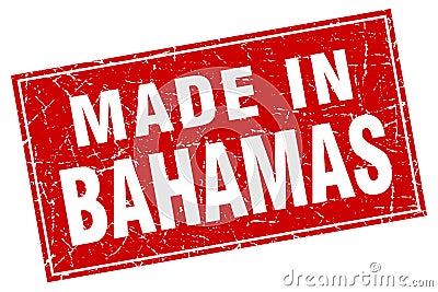 made in Bahamas stamp Vector Illustration