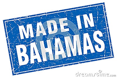 made in Bahamas stamp Vector Illustration