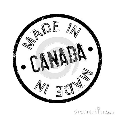 Made In Canada rubber stamp Vector Illustration