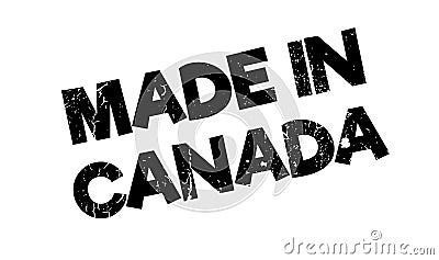 Made In Canada rubber stamp Vector Illustration