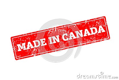 MADE IN CANADA Stock Photo
