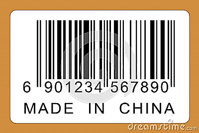 Made in china Stock Photo