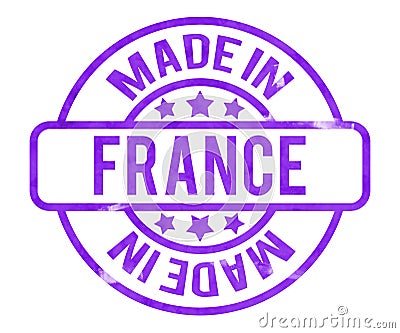 Made in France Stock Photo