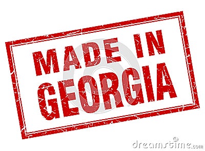 made in Georgia stamp Vector Illustration