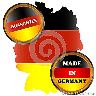 Made in germany icon Vector Illustration