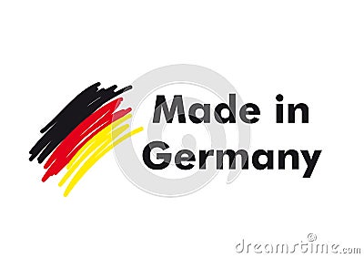 Made In Germany Vector Illustration