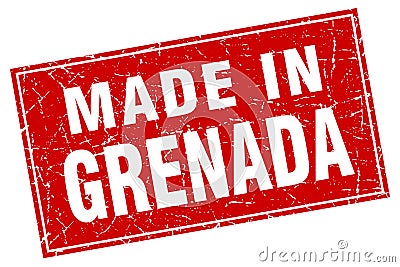 made in Grenada stamp Vector Illustration