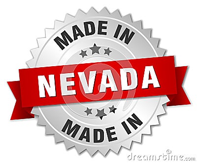 made in Nevada badge Vector Illustration