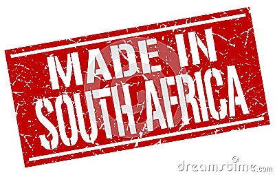 Made in South Africa Vector Illustration