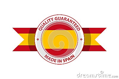Made in Spain quality stamp. Vector illustration Vector Illustration