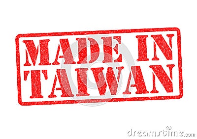 MADE IN TAIWAN Stock Photo