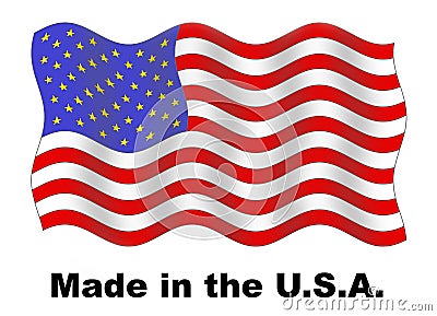 Made in the USA Stock Photo