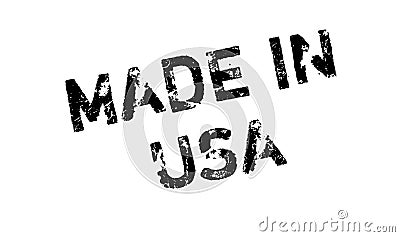 Made In Usa rubber stamp Vector Illustration