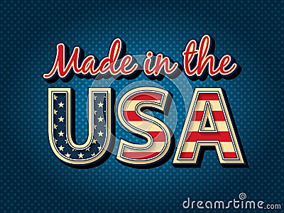 Made in the USA Stock Photo
