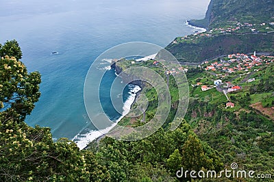 Madeira coast Stock Photo