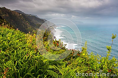 Madeira island.View from Ponta de Sao Jorge Stock Photo