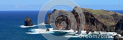 Madeira - Rocks of Ponta do Sao Lourenco Stock Photo