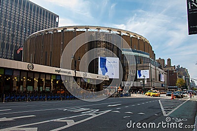 Madison Square Garden in Midtown Manhattan, New York City, USA Editorial Stock Photo
