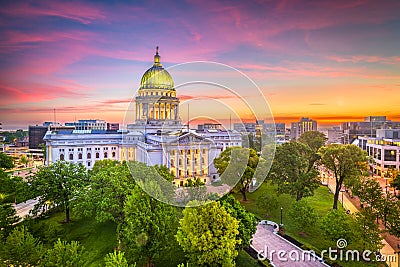 Madison, Wisconsin, USA State Capitol Building Stock Photo