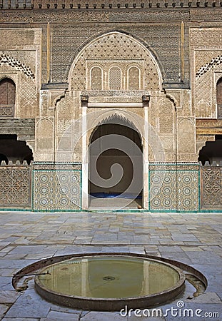 Madrasa Bou Inania Stock Photo