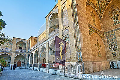 Madrasa of Sepahsalar complex in Tehran Editorial Stock Photo