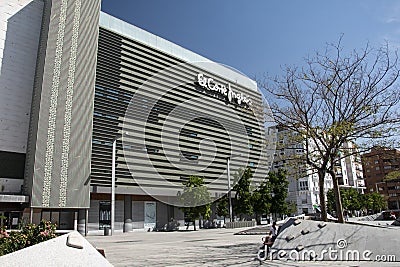 MADRID - August 28, 2020- Plaza de Felipe II Madrid Editorial Stock Photo