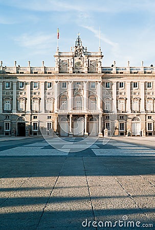Madrid Royal Palace Editorial Stock Photo