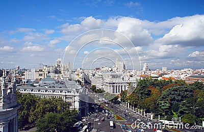 Madrid skyline view Stock Photo