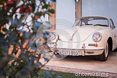 Antique Porsche. 356B model, from 1962 Editorial Stock Photo