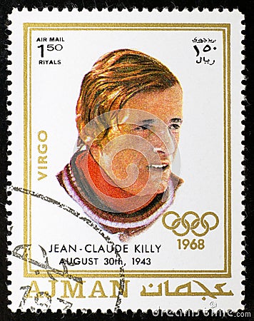 Jean-Claude Killy (1943), a triple Olympic champion Editorial Stock Photo