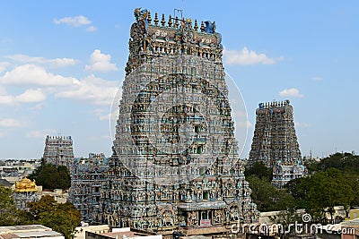 Madurai temple Stock Photo