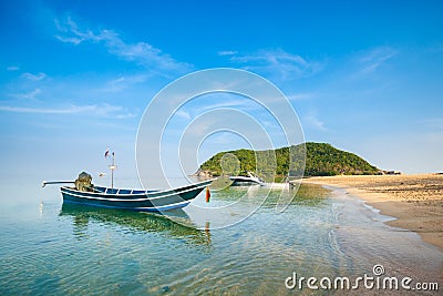 Mae Haad beach on Koh Phangan Stock Photo