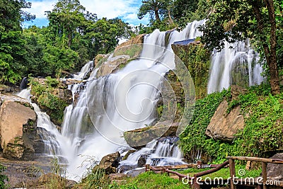 Mae Klang Waterfall, Doi Inthanon National Park, Chiang Mai, Thailand Stock Photo