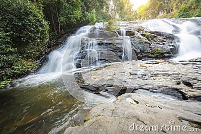 Mae Klang waterfall Stock Photo