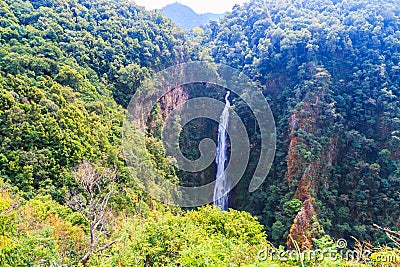 Mae Surin waterfall Stock Photo