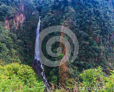 Mae Surin waterfall Stock Photo