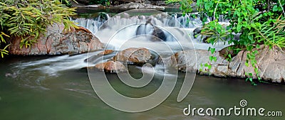 Mae Wong National Park Kaeng Waterfall, Big Island, Nakhon Sawan, Thailand Stock Photo