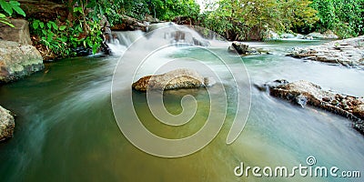 Mae Wong National Park Kaeng Waterfall, Big Island, Nakhon Sawan, Thailand Stock Photo