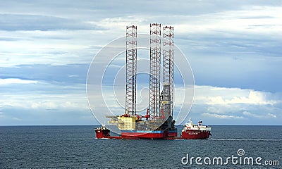 Maersk Invincible on the move Editorial Stock Photo