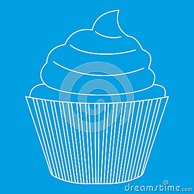 Maffin icon, outline style Vector Illustration