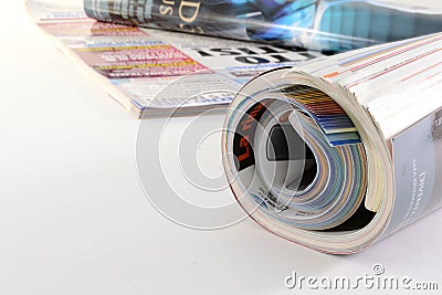 Magazines Stock Photo