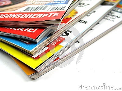 Magazines Stock Photo