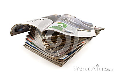 Magazines Stock Photo