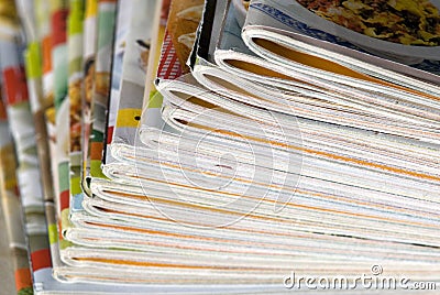 Magazines Stock Photo