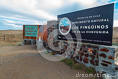 Magdalena Island Penguin Colony Entrance Magellan Strait Patagonia Chile Editorial Stock Photo