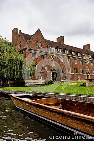 Magdalene College as seem from the river Cam Editorial Stock Photo