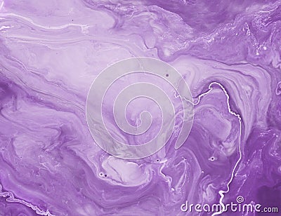 Magenta swirls of paint Stock Photo