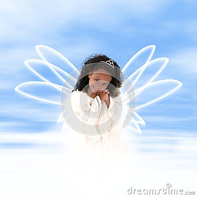 Magestic Angel Stock Photo