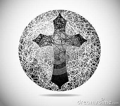 Magic abstract sphere Vector Illustration